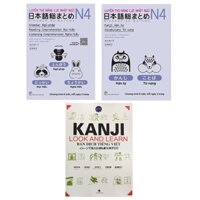 Sách - Combo Luyện Thi Năng Lực Nhật Ngữ Somatome N4 + Kanji Look And Learn 512 Chữ Kanji