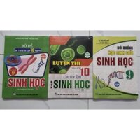 Sách -Combo Luyện Thi Vào Lớp 10 Chuyên Môn Sinh Học + Bồi Dưỡng Học Sinh Giỏi Sinh Học 9 + bộ đề ôn thi vào lớp 10 THPT
