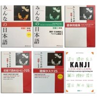 Sách - Combo Minna No Nihongo Sơ Cấp 1 + Kanji Look And Learn N5.4 - Dành Cho Người Bắt Đầu Học Tiếng Nhật ( Bản Mới )