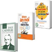 Sách: Combo  Nghệ Thuật Giao Tiếp Ứng Xử (Bìa Cứng): Dale Carnegie - Bậc Thầy Nghệ Thuật Giao Tiếp + Khéo Ăn Nói Sẽ Có Được Thiên Hạ (TB) + Nói Thế Nào Để Được Chào Đón Làm Thế Nào Để Được Ghi Nhận