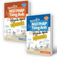 Sách - Combo Nghiền ngữ pháp Tiếng Anh hình que Cơ bản và Nâng cao