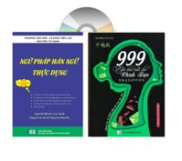 Sách - Combo Ngữ Pháp Hán Ngữ Thực Dụng   999 bức thư viết cho chính mình song ngữ Trung việt có phiên âm mp3 nghe DVD tai liêu