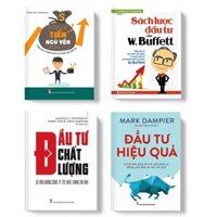 Sách Combo Nhà Đầu Tư Thông Minh Đầu Tư Chất Lượng  Sách Lược Đầu Tư Của W.Buffett  Đầu Tư Hiệu Quả  Đừng Để Tiền Ngủ Yên Trong Túi TB