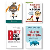 Sách Combo Nhà Đầu Tư Thông Minh Đầu Tư Chất Lượng  Sách Lược Đầu Tư Của W.Buffett  Đầu Tư Hiệu Quả  Đừng Để Tiền Ngủ Yên Trong Túi TB