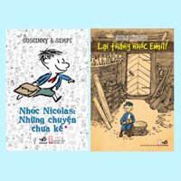 Sách - COMBO Nhóc Nicolas: Những chuyện chưa kể (Tập 1) - Lại thằng nhóc Emil (Goscinny & Sempé - Astrid Lindgren)