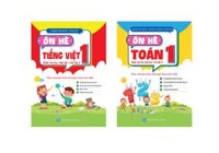 Sách - Combo Ôn Hè Toán  tiếng việt 1  Dành Cho Học Sinh Lớp 1 Lên Lớp 2  Theo Chương Trình Sách Giáo Khoa Mới Nhất