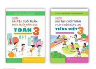 Sách - Combo Phiếu bài tập cuối tuần phát triển năng lực Toán  Tiếng Việt 3  Kết Nối
