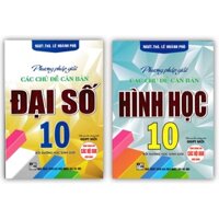 Sách - Combo Phương Pháp Giải Các Chủ Đề Căn Bản Đại Số + Hình Học Lớp 10 (Biên Soạn Theo Chương Trình GDPT Mới)
