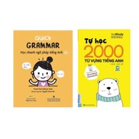 Sách - Combo Quick Grammar – Học nhanh ngữ pháp tiếng Anh + Tự Học 2000 Từ Vựng Tiếng Anh Theo Chủ Đề (Tái bản 2019)