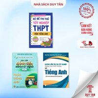 Sách - Combo sách ôn thi đánh giá năng lực HSA Môn Tiếng Anh, Hướng dẫn ôn thi THPT và bộ đề thi thử THPT môn Tiếng Anh