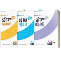Sách - Combo Sổ tay kiến thức môn Toán Lý Hóa cấp 3 -  All in one - TKB