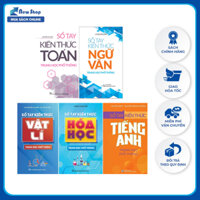 Sách - Combo Sổ Tay Kiến Thức: Toán + Ngữ Văn + Tiếng Anh + Vật Lý + Hóa Học Trung Học Phổ Thông (Bộ 5 Cuốn) - ML