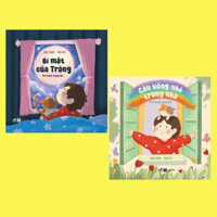 Sách - COMBO Thơ tranh tương tác: Bí mật của trăng - Cầu vồng nhỏ trong nhà (Trọn bộ 02 cuốn) (Nhã Nam)  - NNB