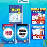 Sách - Combo Tiếng Hàn Tổng Hợp Sơ Cấp 1 (Giáo Trình + Sách Bài tập) Và Vở Tập Viết Tiếng Hàn