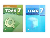 Sách - Combo Toán 7 cơ bản và nâng cao tập 1  tập 2  theo chương trình giáo dục phổ thông 2018