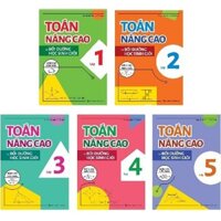 Sách - Combo Toán Nâng Cao và Bồi Dưỡng Học Sinh Giỏi Lớp 1 2 3 4 5 Nâng cao Kiến Thức Ngoài Chương Trình Trên Lớp (ml)