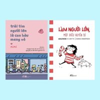 Sách Combo Trái tim người lớn là con hàu mang vỏ - Làm người lớn một điều huyền bí - Bản Quyền