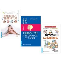 Sách - Combo Trẻ Em Là Thiên Tài + Thiên Tài Và Sự Giáo Dục Từ Sớm + Dạy Con Làm Việc Nhà - First News0