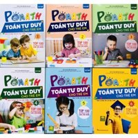Sách - Combo Trọn Bộ PoMath - Toán Tư Duy Cho Trẻ Em 4-6 Tuổi (6 cuốn) Kèm Quà Tặng Cho Bé