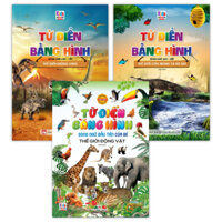 Sách - Combo Từ Điển Bằng Hình Thế Giới Khủng Long - Động Vật - Côn Trùng Và Bò Sát (Bộ 3 Cuốn)-VTX