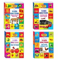 Sách - Combo Từ điển bằng tranh (trọn bộ 4 cuốn)