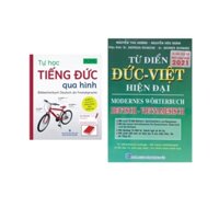 Sách - Combo Tự học tiếng Đức qua hình + Từ điển Đức - Việt Hiện Đại