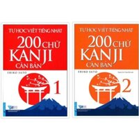 Sách Combo Tự học viết tiếng Nhật 200 chữ Kanji căn bản tập 1 + tập 2 - First News - BẢN QUYỀN