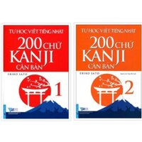 Sách - Combo Tự Học Viết Tiếng Nhật 200 Chữ Kanji Căn Bản Tập 1 + Tập 2 - First News