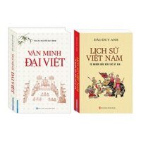 Sách - Combo Văn Minh Đại Việt (bìa cứng) + Lịch sử Việt Nam từ nguồn gốc đến thế kỷ XIX