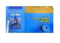 Sách - Combo Vẽ kỹ thuật cơ khí tập 2  bài tập DN