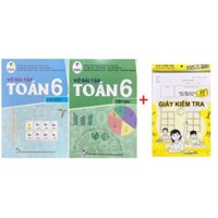 Sách - Combo Vở Bài Tập Toán 6 Tập 1 + 2 ( Cánh Diều ) + tập giấy kiểm tra cấp 2