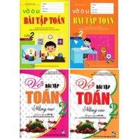Sách - Combo Vở Bài Tập Toán Cơ Bản &amp; Nâng Cao Lớp 2 Bám Sát SGK Kết Nối Tri Thức Với Cuộc Sống -Bộ 4 Cuốn