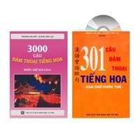 Sách-Combo:3000 câu đàm thoại tiếng Hoa phồn thể Đài Loan+ 301 Câu Đàm Thoại Tiếng Hoa (Phồn thể) +DVD tài liệu