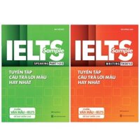 Sách - Combo/lẻ IELTS SAMPLE Writing 1 2 + Speaking 1 2 3 - Tuyển tập câu trả lời mẫu hay nhất (lẻ tùy chọn) - Mega