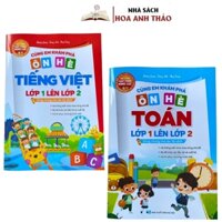Sách - Cùng em khám phá ôn hè toán, tiếng việt dành cho học sinh lớp 1 lên lớp 2