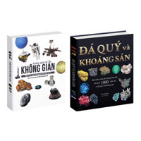 Sách Đá quý và khoáng sản và Khám phá bí ẩn không gian Miranda Smith Bìa cứng 2 cuốn Á Châu Books