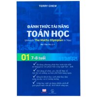 Sách đánh thức tài năng toán học 1, toán lớp 1, toán lớp 2  7 - 8 tuổi