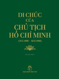Sách Di Chúc Của Chủ Tịch Hồ Chí Minh 19.5.1890 - 02.9.1969
