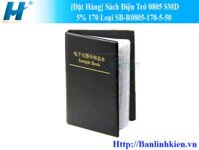 Sách Điện Trở 0805 SMD 5% (170 Loại, 50 Con Mỗi Loại)                                               Yêu thích