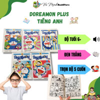 Sách - Doraemon Plus Trọn Bộ 5 Cuốn - Bản Tiếng Anh Giấy Thường In Sắc Nét