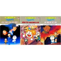 Sách  - Doraemon tranh truyện màu - Kỉ niệm về bà + Đêm trước đám cưới + Doraemon ra đời (3 quyển)