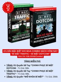 Sách Dotcom & Sách Traffic + FREE 2 Sổ Thực Hành Dotcom & Traffic + FREE Sách Mở Khóa Bí Mật