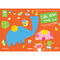 Sách - Dtpbooks - Cắt Dán Thật Vui - Tủ sách vui để học - Tủ sách Ehon cho bé