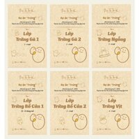 Sách - Dự án Trứng - Mô hình V  MTC, dạy học dự trên Dự án theo hướng Chú trọng Quá trình Cuốn lẻ - Tập 6 Lớp Trứng Ngỗng 5 - 6 tuổi