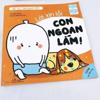 Sách Ehon - Bé Tự Tin Giao Tiếp - cho trẻ từ 3-8t Bộ 6 cuốn  lẻ tùy chọn - Chuc ngu ngon