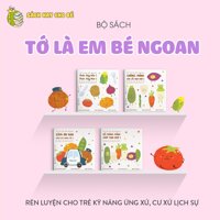 Sách Ehon Nhật Bản- Bộ Sách Tớ Là Em Bé Ngoan dành cho bé từ 2 tuổi- Sách ehon rèn luyện cho trẻ kỹ năng ứng xử và cư xử lịch sự - Combo 4 cuốn