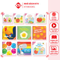 Sách Ehon Song Ngữ Anh Việt Bộ 10 Cho Bé 0-3 Tuổi Cuốn Tặng Kèm File Nghe Đọc