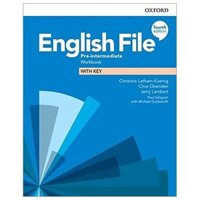 Sách - English File 4th Edition: Pre-Intermediate: Workbook With Key