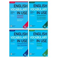 Sách – English vocabulary in use nhập màu 4 cuốn kèm file audio và answer key