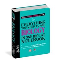 Sách Everything You Need To Ace Biology Big Fat Notebooks  Sổ Tay Sinh Học Tiếng Anh  - Tổng Hợp Kiến Thức Sinh Học Cho Học Sinh Lớp 8 Đến Lớp 12 - Á Châu Books, Bìa Cứng, In Màu